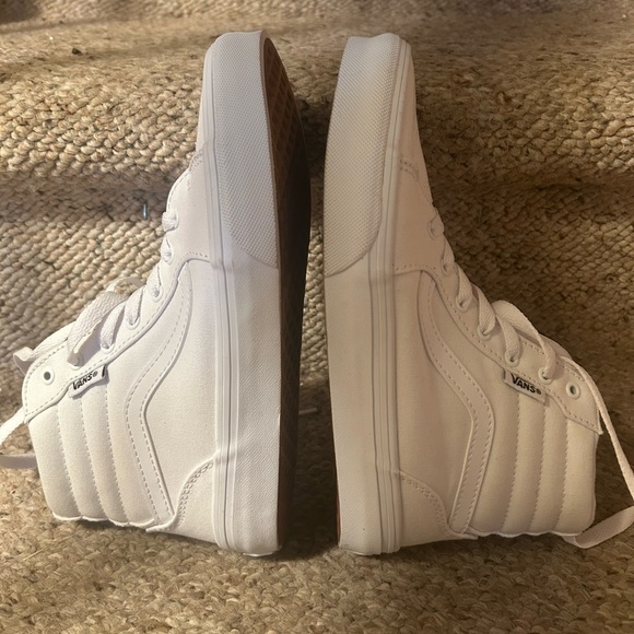 Vans Filmore White High Top Sneakers - Picture 6 of 12
